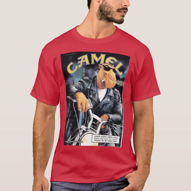 Camiseta Joe Camel Motorcycle Active girl (Anverso)