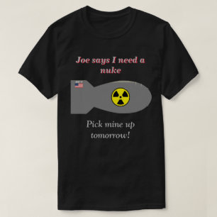 Camiseta Joe Dice Que Necesito Una Nuca Oscura
