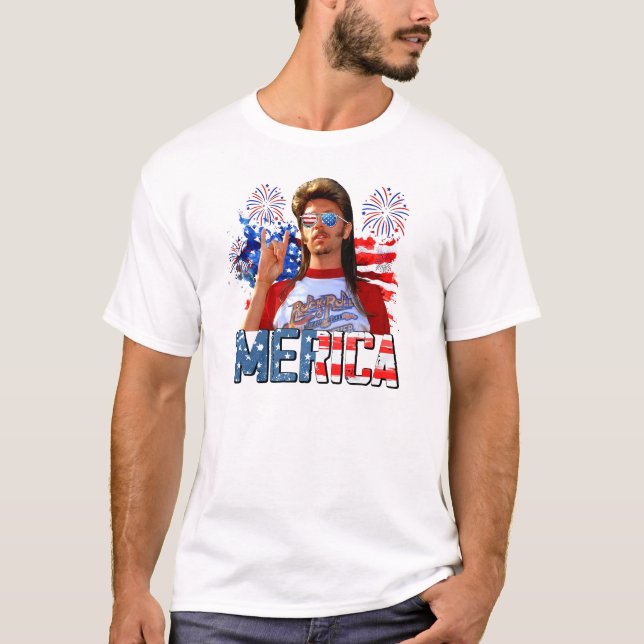 Camiseta Joe Dirt Merica Gracioso Día De La Independencia D (Anverso)
