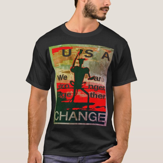 Camiseta Joe Hope Change You Merece la campaña 2020 (Anverso)