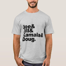 Camiseta Joe & Jill & Kamala y Doug
