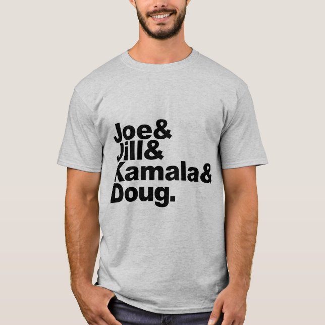 Camiseta Joe & Jill & Kamala y Doug (Anverso)