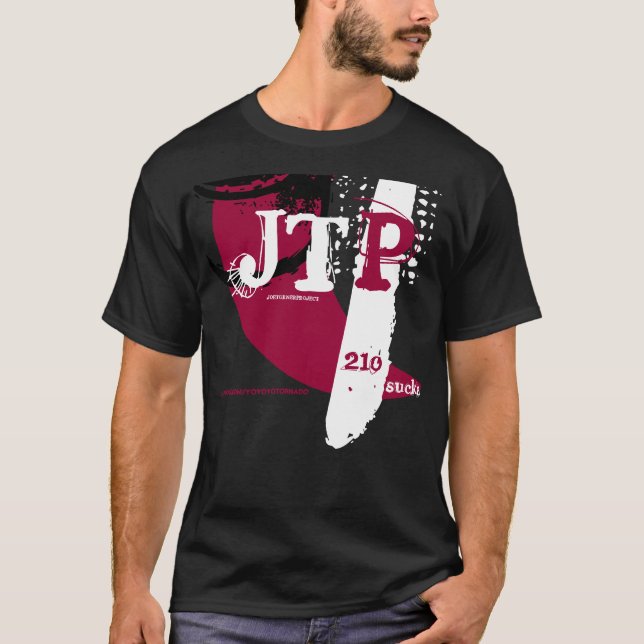 Camiseta JOE, JTP, myspace.com/yoyoyotornado, g, JT, P,… (Anverso)