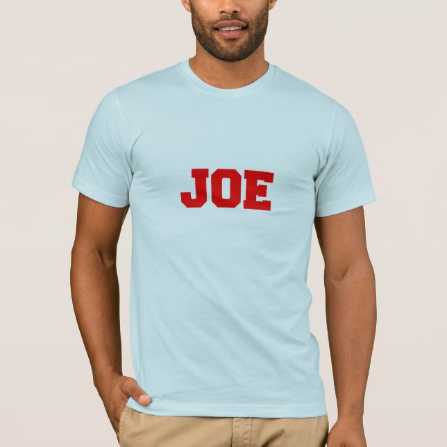 Camiseta Joe Mama Rojo y Azul (Anverso)