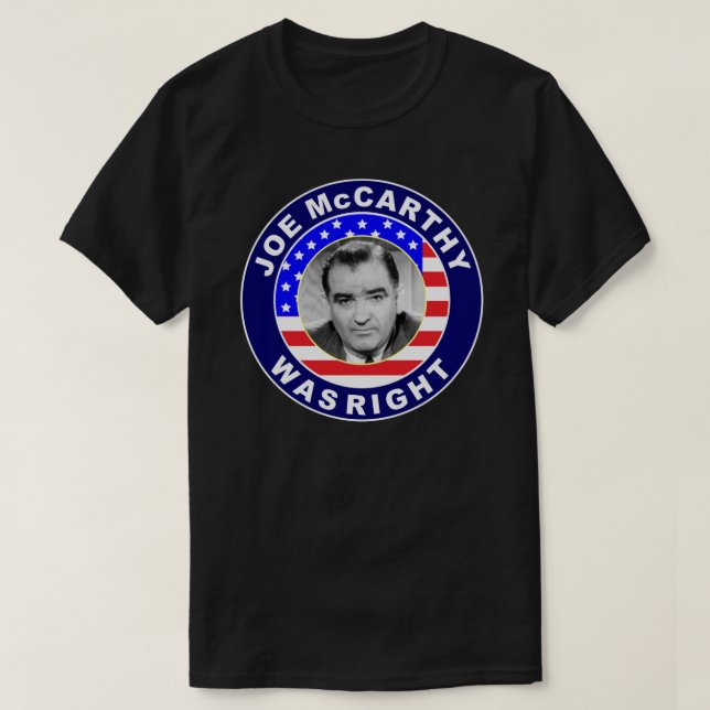 Camiseta Joe McCarthy tenía razón, vamos a brandon Pegatina (Diseño del anverso)
