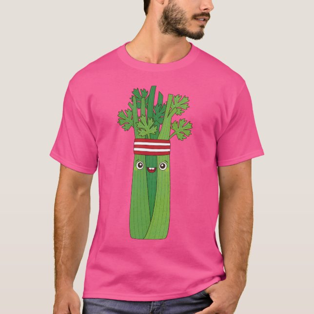 Camiseta Jogging Celery En La Banda De Suelo Y Corriendo Za (Anverso)