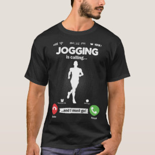 Camiseta Jogging Está Llamando Tengo Que Ir A Marathon Hobb