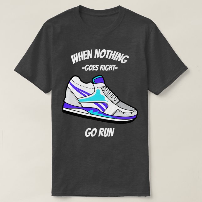 Camiseta Jogging Shoes Jogger Runner Run Marathon (Diseño del anverso)