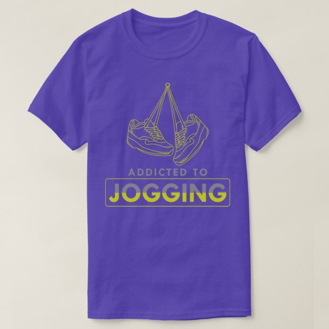 Camiseta Jogging with Shoes (Diseño del anverso)