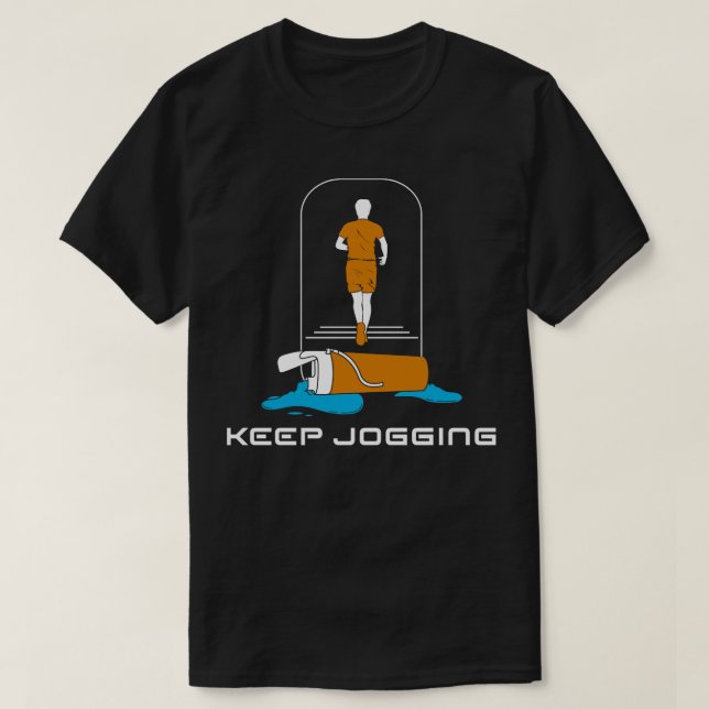 Camiseta Jogging y Beber (Diseño del anverso)