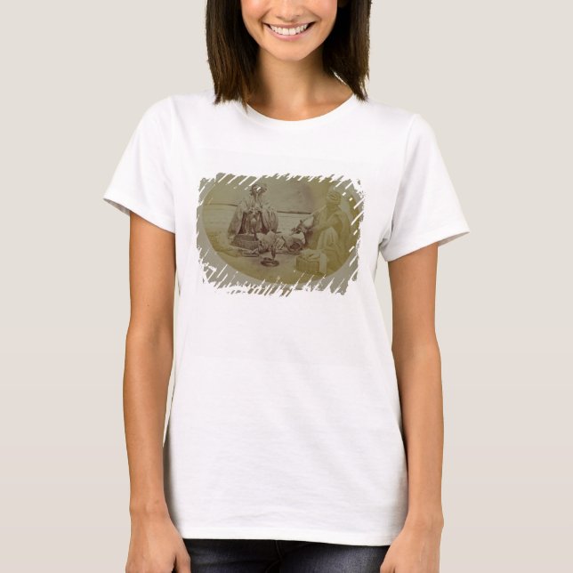 Camiseta Jogis o encantadores de serpientes, hindúes de cas (Anverso)