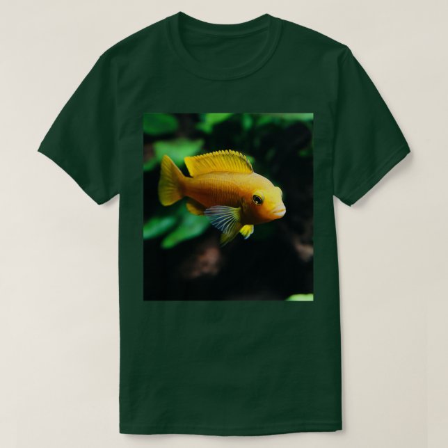 Camiseta Johanii cichlid africano (Diseño del anverso)