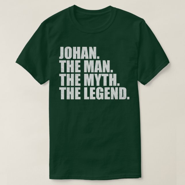 Camiseta JohanJohan Nombre Johan (Diseño del anverso)
