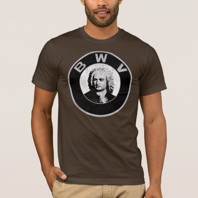 Camiseta Johann Sebastian Bach (Anverso)