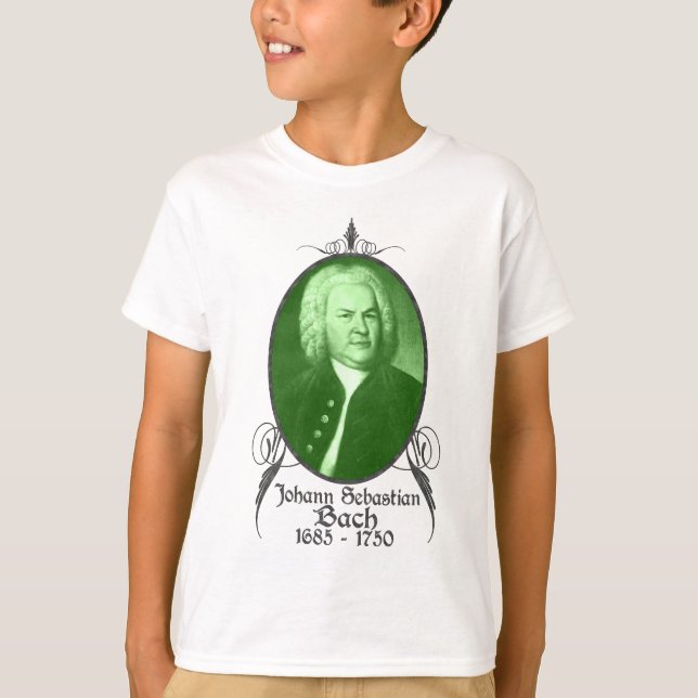 Camiseta Johann Sebastian Bach (Anverso)