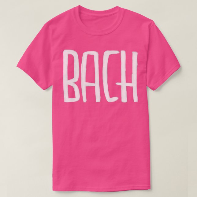 Camiseta Johann Sebastian Bach Composer clásico (Diseño del anverso)