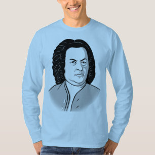 Camiseta Johann Sebastian Bach Personalizado en schwarz wei