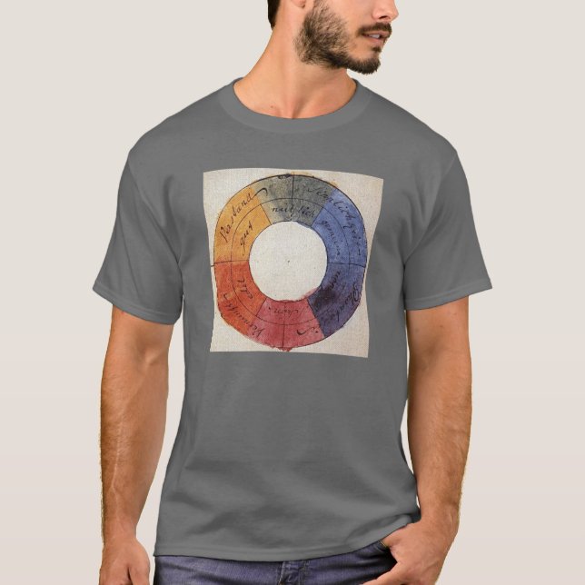 Camiseta Johann Wolfgang von Goethe color theory 3 (Anverso)