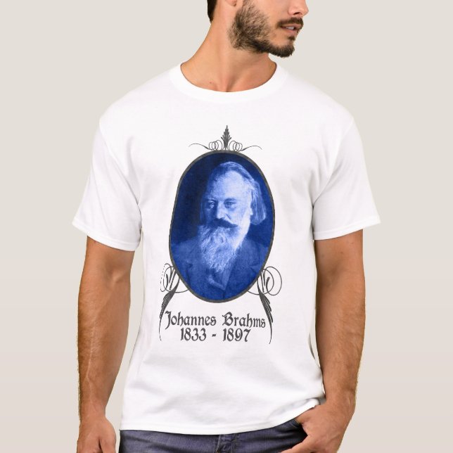 Camiseta Johannes Brahms (Anverso)