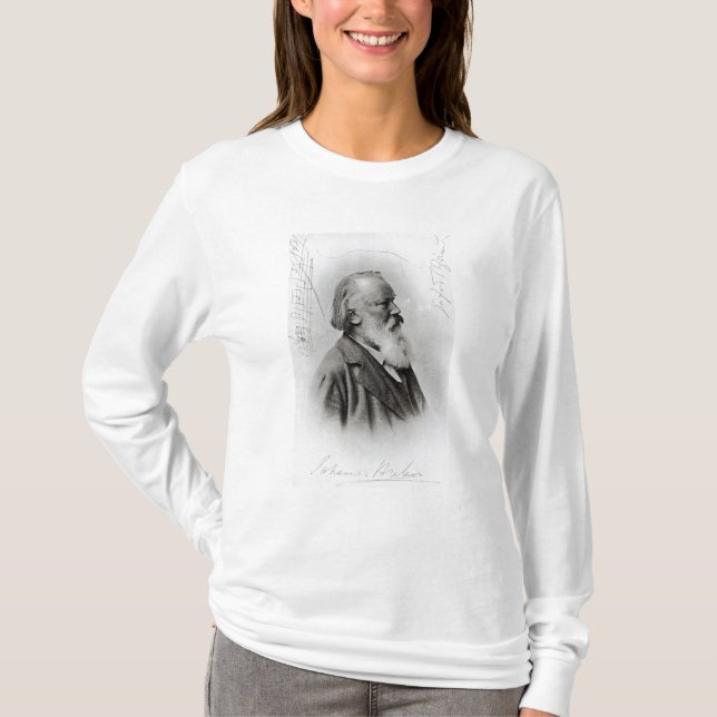 Camiseta Johannes Brahms (Anverso)