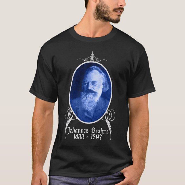 Camiseta Johannes Brahms (Anverso)
