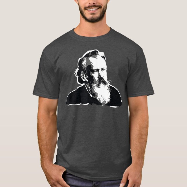 Camiseta Johannes Brahms Bach Classical Music Composer (Anverso)