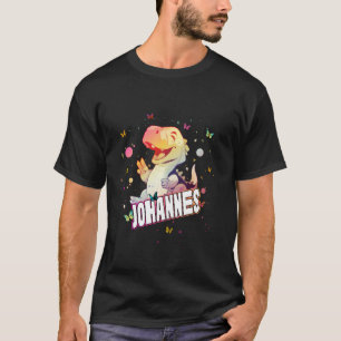 Camiseta JOHANNES - Nombre de niño lindo con dinosaurio lin