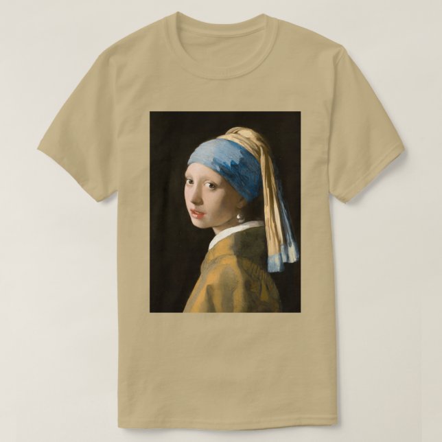 Camiseta Johannes Vermeer (Diseño del anverso)