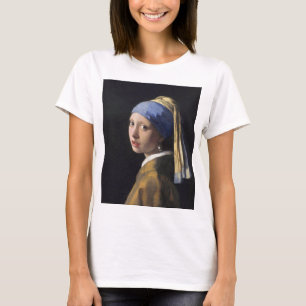 Camiseta Johannes Vermeer - El Chica Con Una Perla