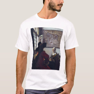 Camiseta Johannes Vermeer, Funcionario Y Chica Ridículo