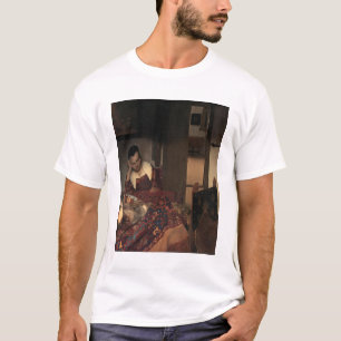 Camiseta Johannes Vermeer, jóvenes durmiendo