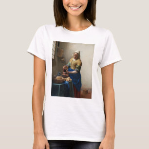 Camiseta Johannes Vermeer, La Milkmaid