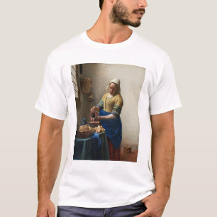 Camiseta Johannes Vermeer, La Milkmaid