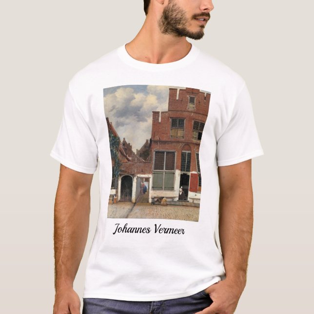 Camiseta Johannes Vermeer - Little Street (Anverso)