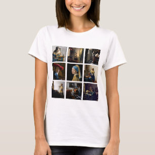 Camiseta Johannes Vermeer - Masterpieces Grid
