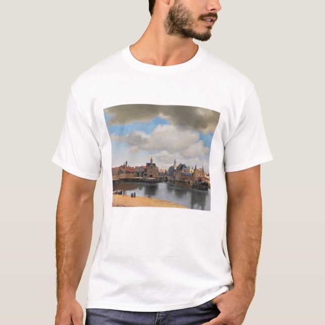 Camiseta Johannes Vermeer, van Deft, View of Delft (Anverso)