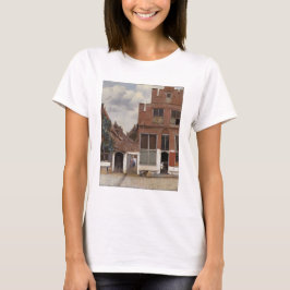 Camiseta Johannes Vermeer, Vista De Las Casas De Delft