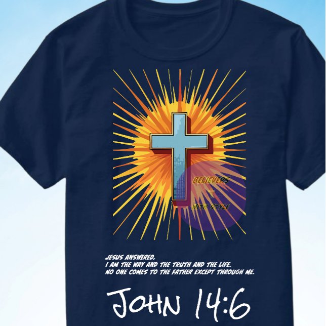 Camiseta John 14:6 Escritura de la Biblia - Cristiano (Subido por el creador)