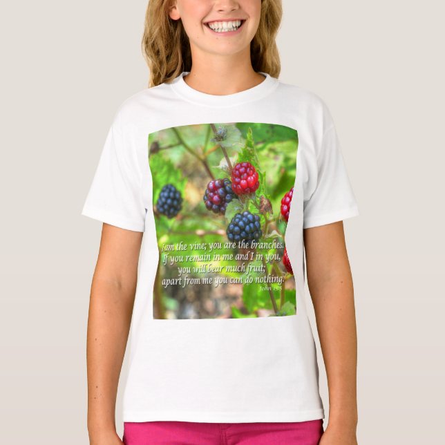 Camiseta John 15:5 (Anverso)