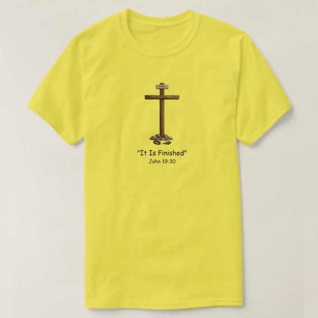 Camiseta "John 19:30" (1) T-Shirt (Diseño del anverso)