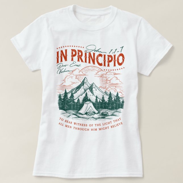 Camiseta John 1:1-7 CC Cycle 3 Christian Homeschool Mom (Diseño del anverso)