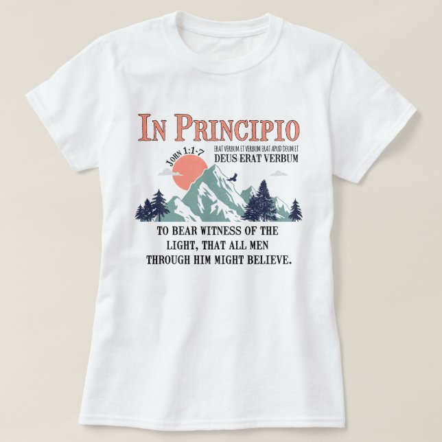 Camiseta John 1:1-7 CC Cycle 3 Conversaciones clásicas (Diseño del anverso)