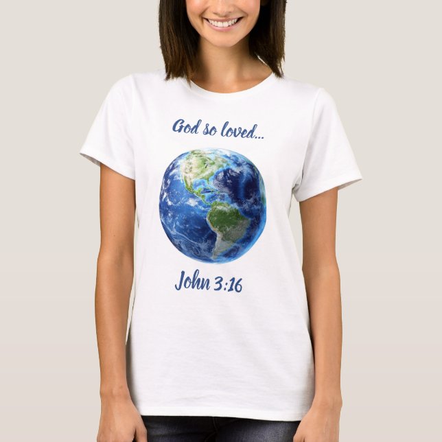 Camiseta John 3:16 (Anverso)