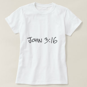 Camiseta John 3:16 Biblia Verse Christian Faith Diseño de t