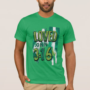 Camiseta John 3:16 Grunge Celta Amado