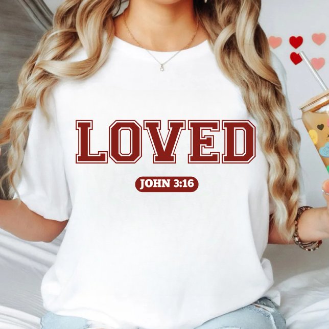Camiseta John 3:16 querido (Subido por el creador)