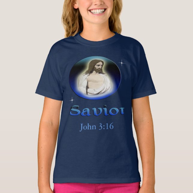 Camiseta John 3:16 Salvador (Anverso)