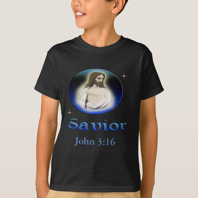 Camiseta John 3:16 Salvador (Anverso)