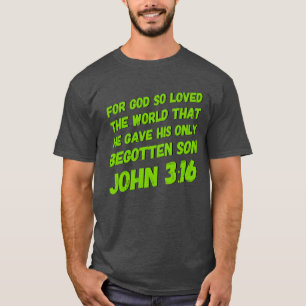 Camiseta John 3:16 T-Shirt masculino