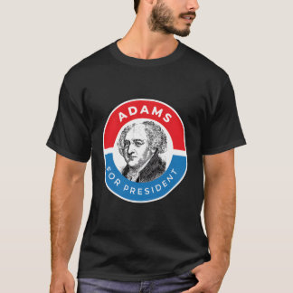 Camiseta John Adams, Presidente de Historia de Estados Unid
